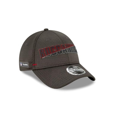 Grey Tampa Bay Buccaneers Hat - New Era NFL Official Summer Sideline Stretch Snap 9FORTY Snapback Caps USA8106253